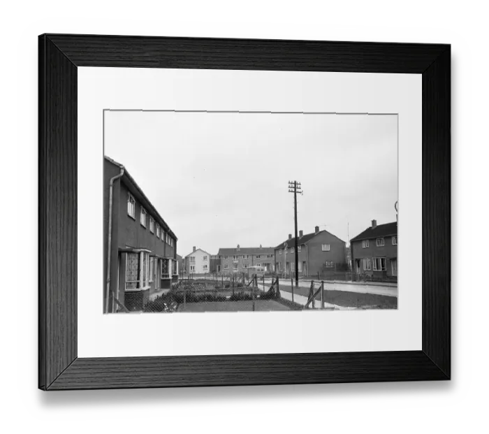 Framed Print : Housing estate GOM01_05_029_09