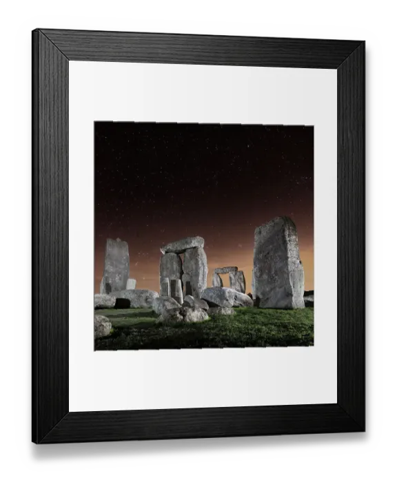 Framed Print : Stonehenge at night DP349838