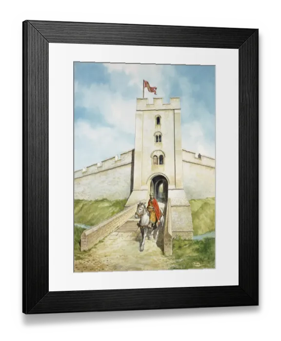 Framed Print : Sherborne Old Castle J960263