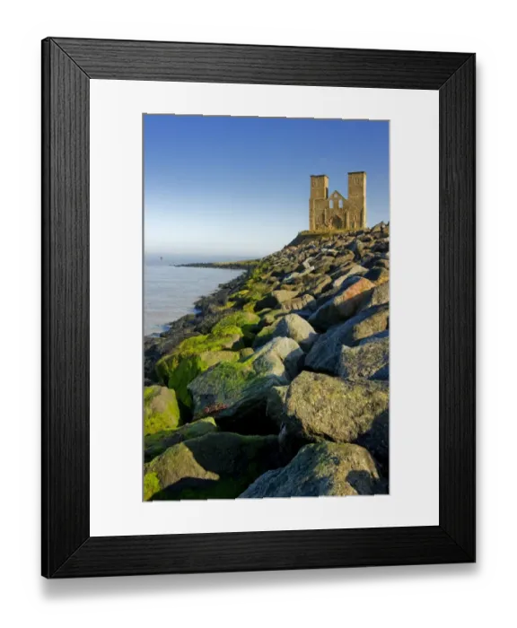 Framed Print : Reculver Towers N100066 Framed Print : Reculver Towers N100066