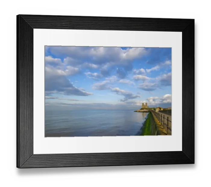 Framed Print : Reculver Towers N100069
