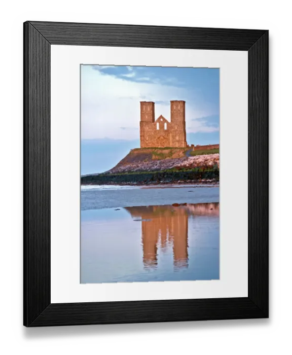 Framed Print : Reculver Towers N100070 Framed Print : Reculver Towers N100070
