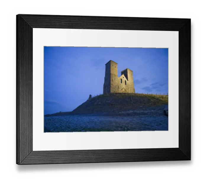 Framed Print : Reculver Towers N100071 Framed Print : Reculver Towers N100071