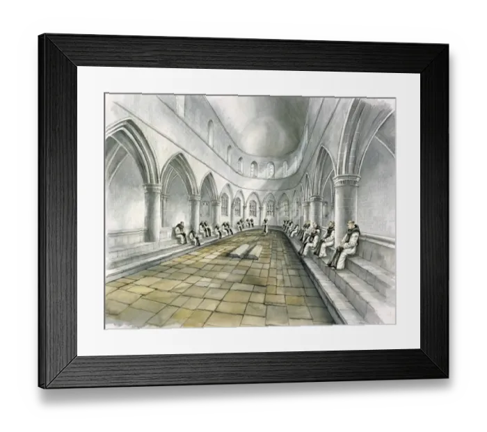 Framed Print : Rievaulx Abbey J000101