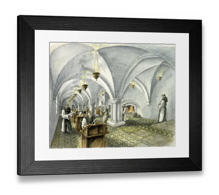 Framed Print : Rievaulx Abbey J000102 Framed Print : Rievaulx Abbey J000102