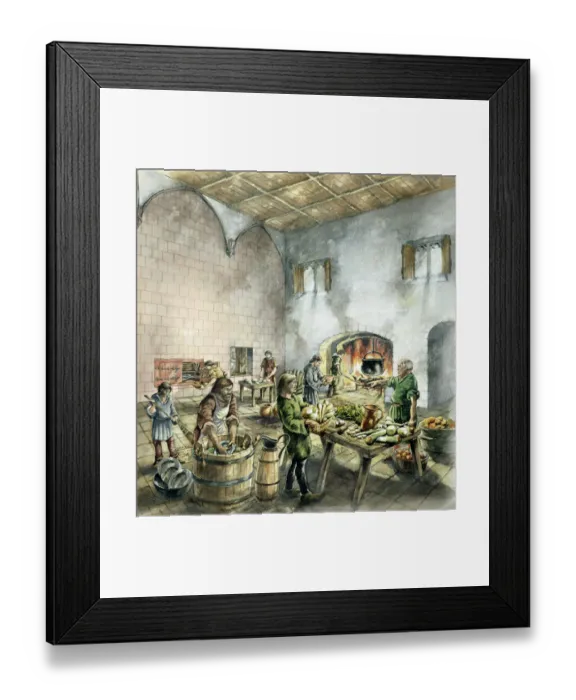 Framed Print : Rievaulx Abbey J000103
