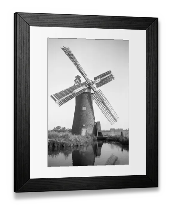 Framed Print : Drainage Mill, Ludham, Norfolk W610