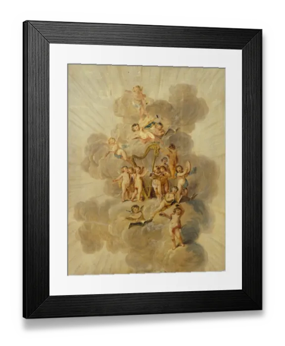 Framed Print : Ibbetson - Winged Cherubs K030587 Framed Print : Ibbetson - Winged Cherubs K030587