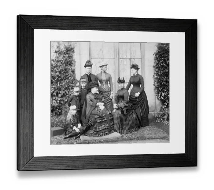 Framed Print : Queen Victoria and family 1884 M950877 Framed Print : Queen Victoria and family 1884 M950877
