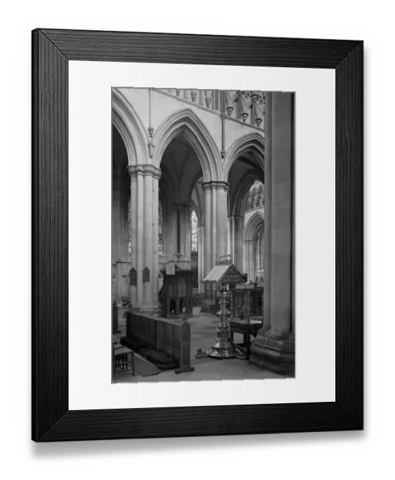Framed Print : Beverley Minster a018100