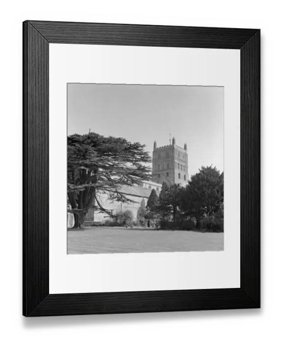 Framed Print : Tewkesbury Abbey a018677