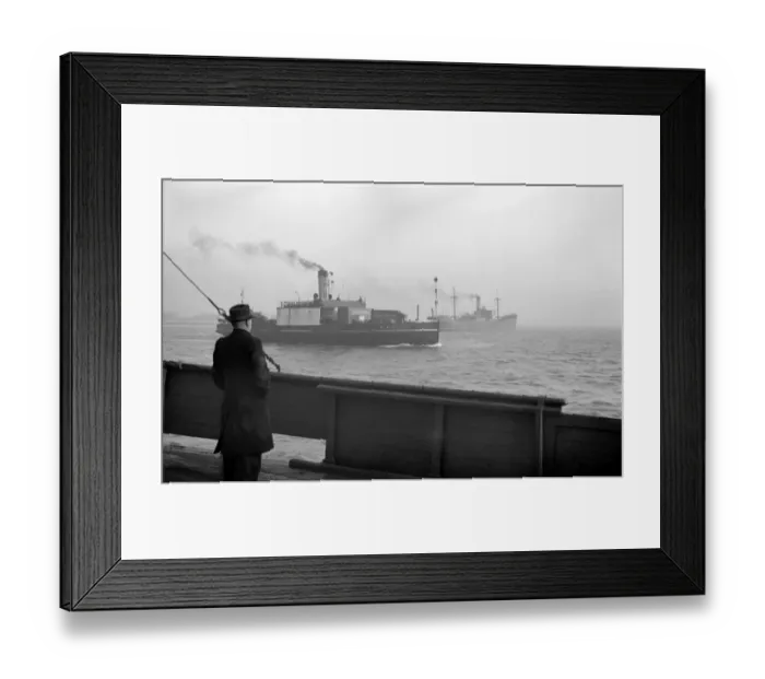 Framed Print : Tilbury Ferry a001369 Framed Print : Tilbury Ferry a001369