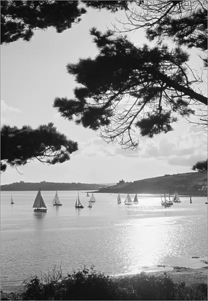 St Mawes Harbour, Cornwall a086715