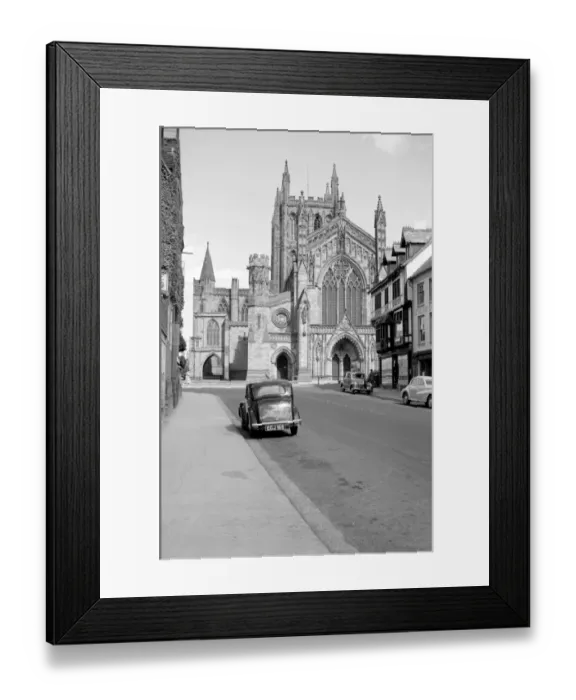 Framed Print : Hereford Cathedral a002157 Framed Print : Hereford Cathedral a002157