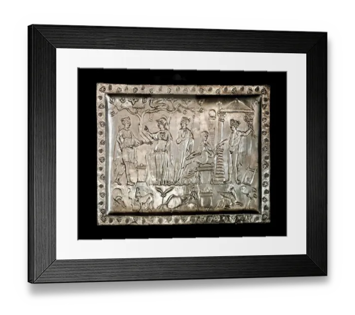 Framed Print : Replica of the Corbridge Lanx N081012