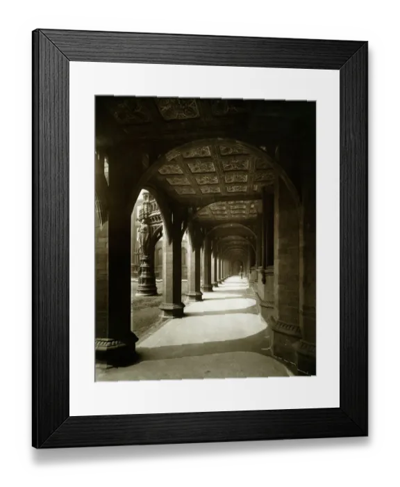 Framed Print : Cloisters at Birmingham General Hospital BL14826