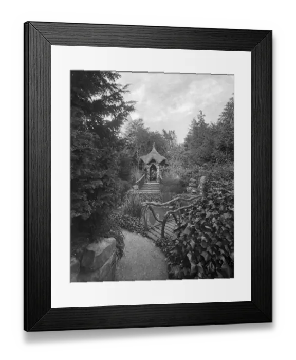 Framed Print : Halton House gardens BL11779