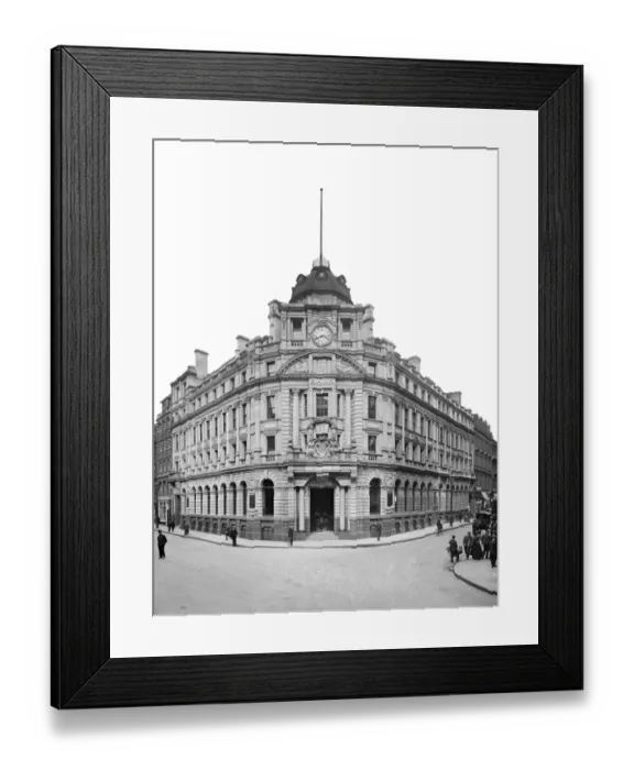 Framed Print : London & South Western Bank, Fenchurch Street BL21672 Framed Print : London & South Western Bank, Fenchurch Street BL21672