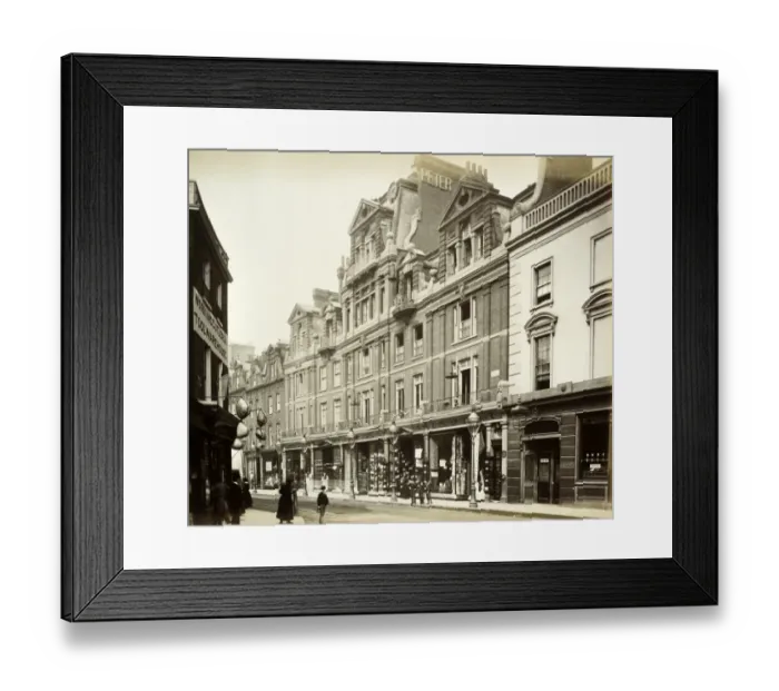 Framed Print : Kings Road, Chelsea, London 1885 BL05775