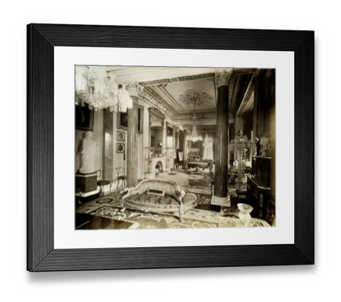 Framed Print : Drawing Room, Osborne House 1896 BL13900