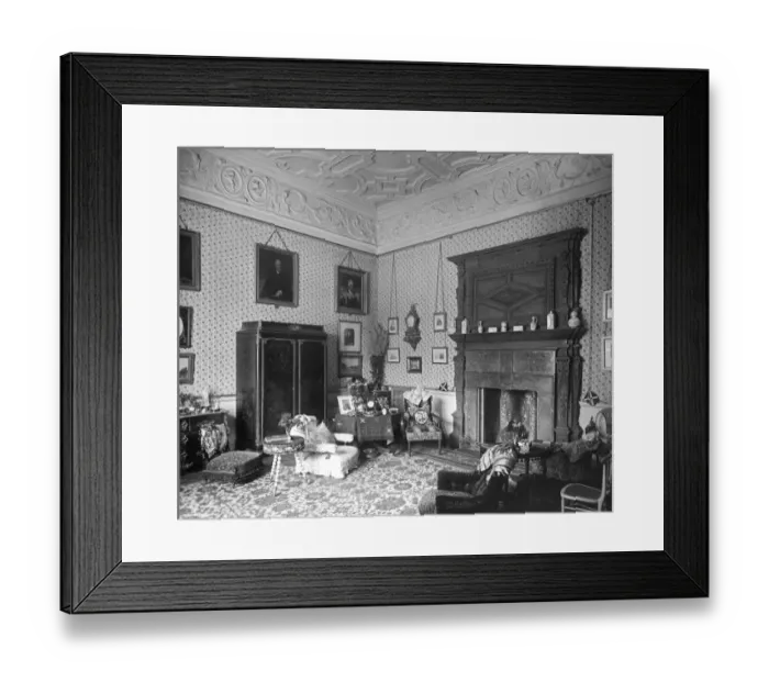 Framed Print : Lady Braybrookes sitting room, Audley End House DD58_00107