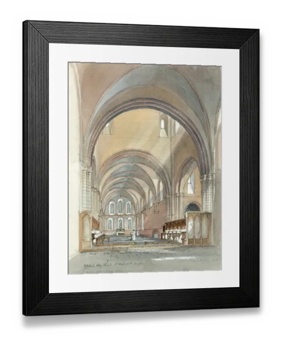 Framed Print : Lilleshall Abbey N081042 Framed Print : Lilleshall Abbey N081042