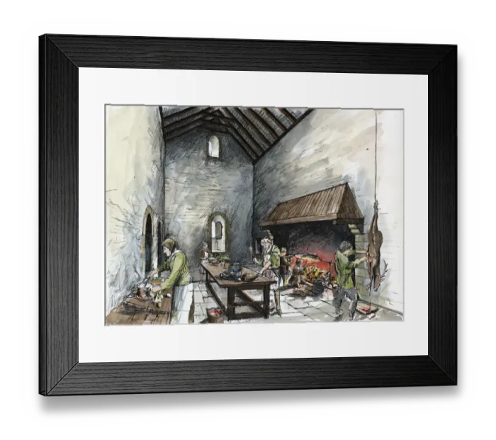Framed Print : Wolvesey, Old Bishops Palace N081045