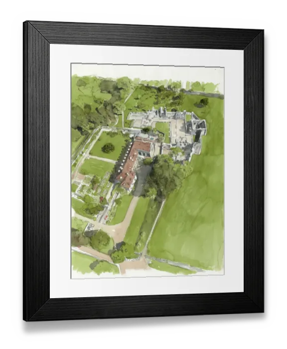 Framed Print : Wolvesey, Old Bishops Palace N081046