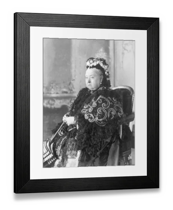 Framed Print : Queen Victoria in 1897 D880039