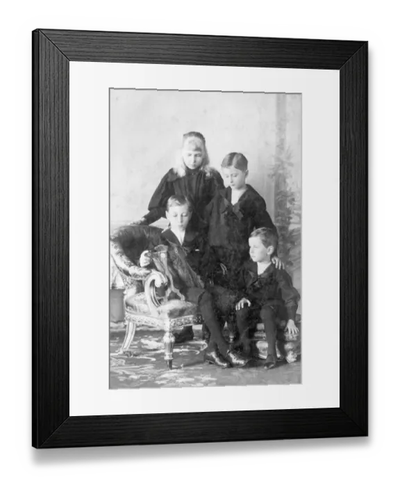 Framed Print : The Battenberg children D880019c Framed Print : The Battenberg children D880019c