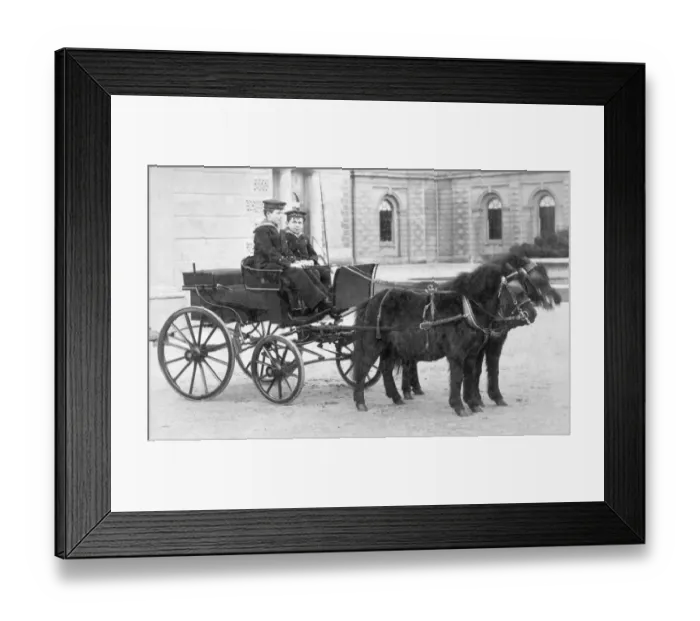 Framed Print : Battenberg princes at Osborne House D880027a