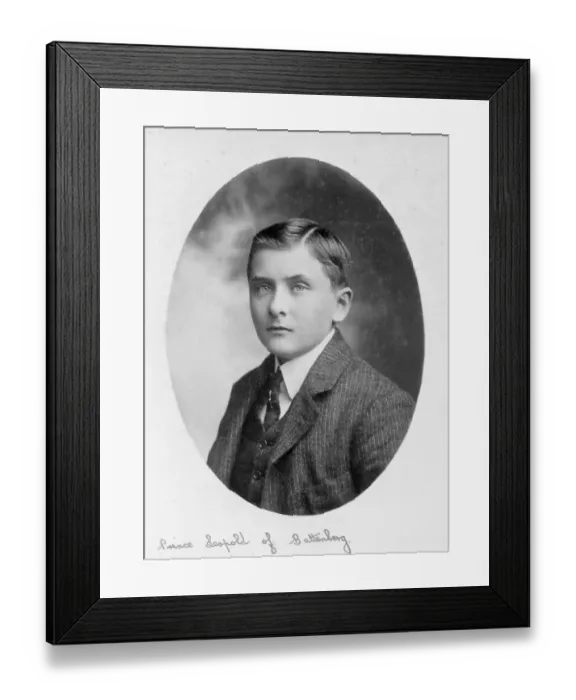 Framed Print : Prince Leopold of Battenberg D880030a