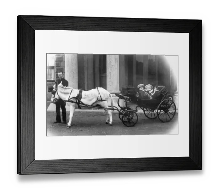 Framed Print : The Connaught children D880028b
