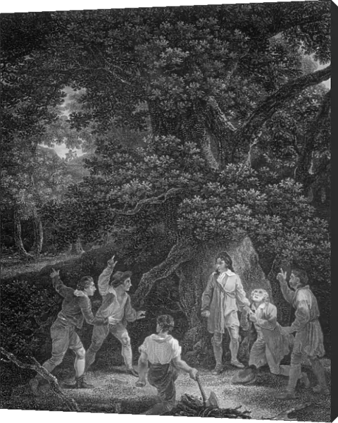 Charles II in the Forest of Boscobel J920320