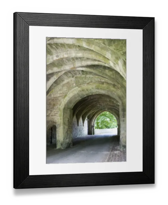 Framed Print : Whalley Abbey Gatehouse N100174