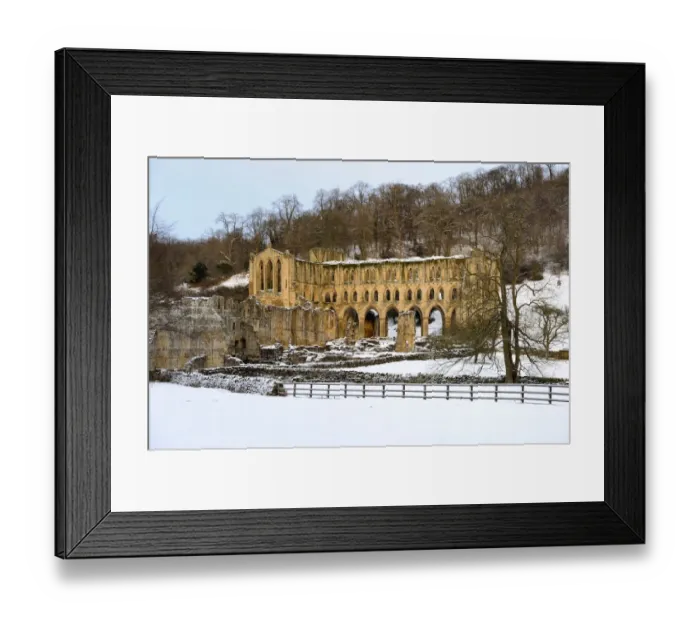 Framed Print : Rievaulx Abbey N100118 Framed Print : Rievaulx Abbey N100118