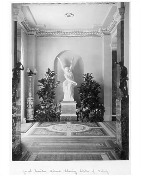 The grand corridor, Osborne House c. 1890 D880029