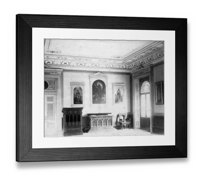 Framed Print : The Private Chapel, Osborne House c. 1890 D880034