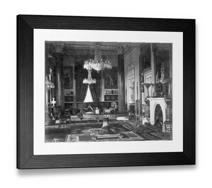 Framed Print : The Drawing Room, Osborne House c. 1890 D880036