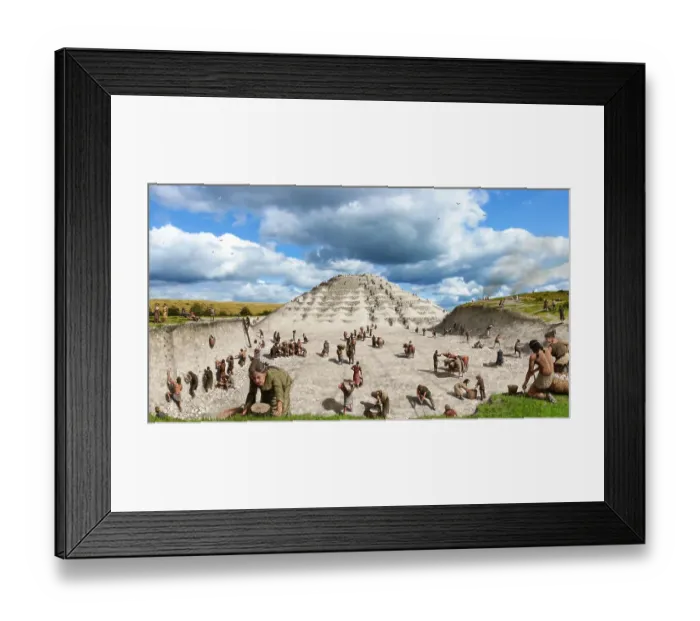 Framed Print : Silbury Hill IC005 / 048