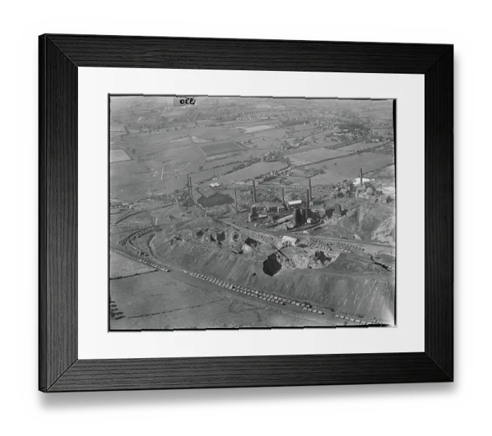 Framed Print : Ford Green Iron Works and Norton Colliery app_22790_240