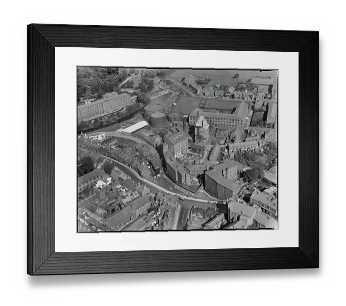 Framed Print : Brook Mill, New Mill and Congleton Gas Works app_22790_231 Framed Print : Brook Mill, New Mill and Congleton Gas Works app_22790_231