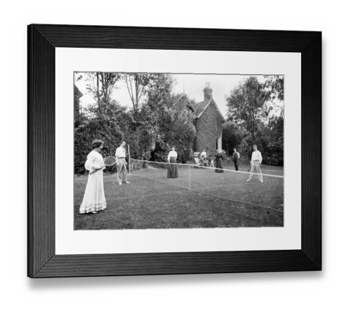 Framed Print : Tennis match BB98_05518