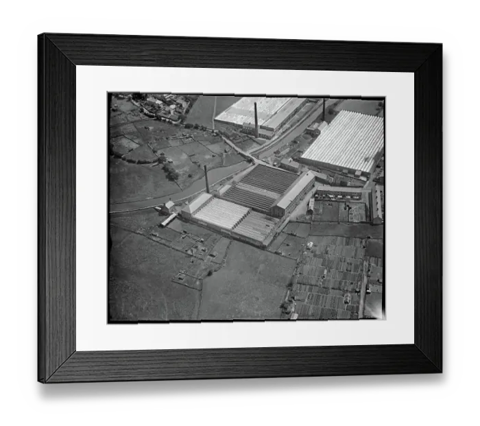 Framed Print : Long Ing Shed and nearby mills app_22790_163