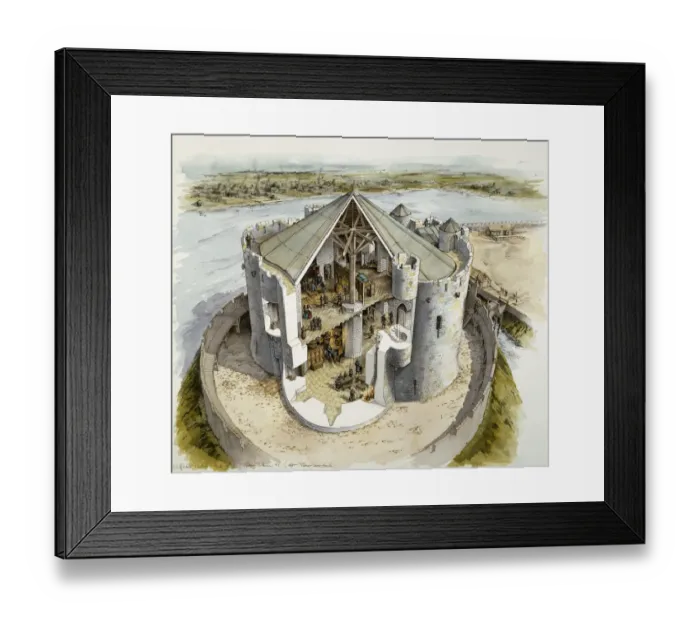Framed Print : Cliffords Tower mid-14th century J970192
