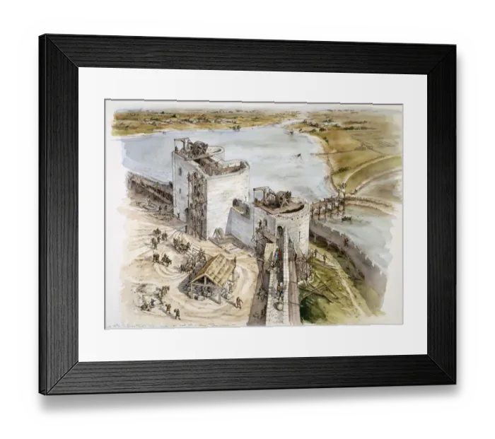 Framed Print : Cliffords Tower late 13th century J970193