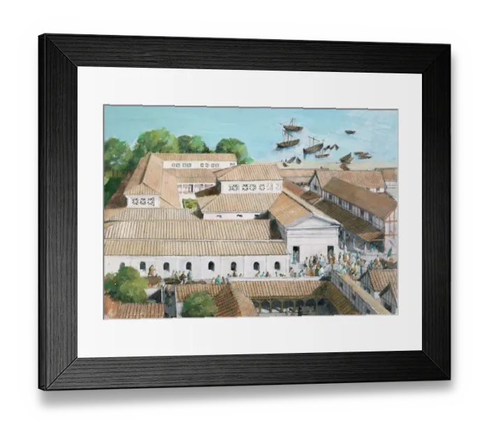 Framed Print : Richborough Roman Fort J980119
