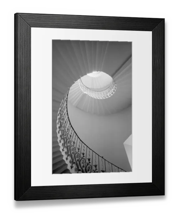Framed Print : Tulip staircase, Queens House a98_06118