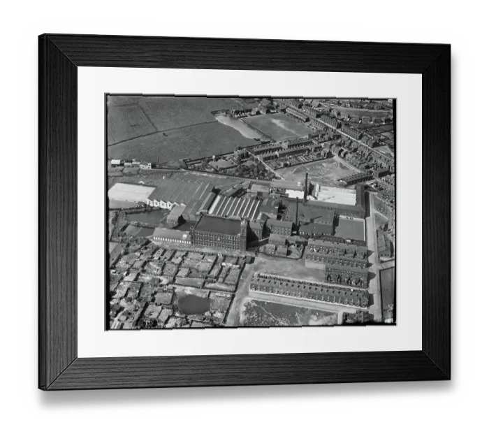 Framed Print : Bridgewater and Moss Side Cotton Mills app_22790_134 Framed Print : Bridgewater and Moss Side Cotton Mills app_22790_134