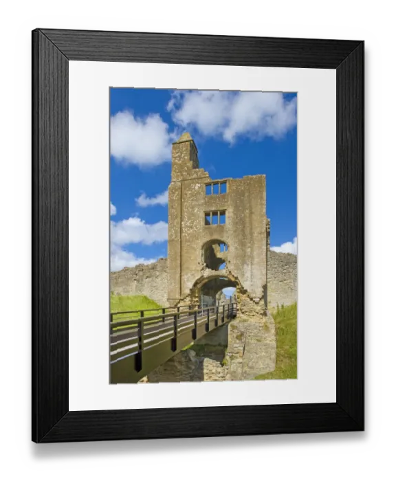 Framed Print : Sherborne Old Castle N100194 Framed Print : Sherborne Old Castle N100194